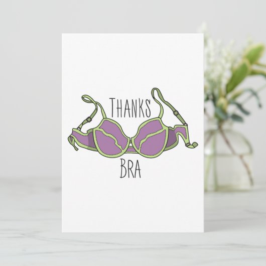 Danke Bra Feiertagskarte (Stehend Vorderseite)