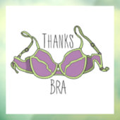 Danke Bra Fensteraufkleber (Blatt 3)