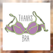 Danke Bra Fensteraufkleber (Blatt 2)