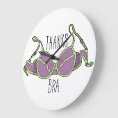 Danke Bra Große Wanduhr (Winkel)