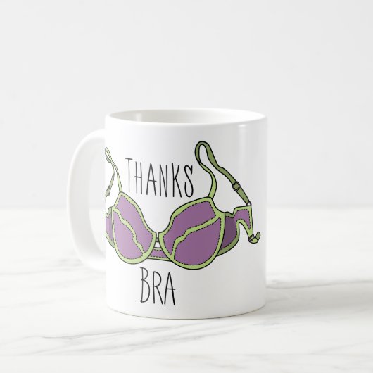 Danke Bra Kaffeetasse (Vorderseite Links)