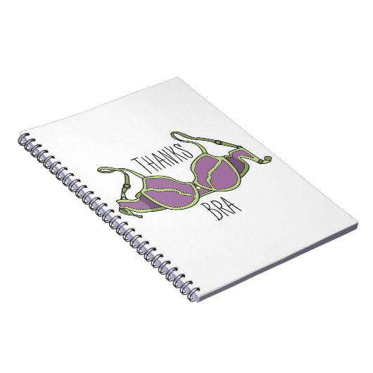 Danke Bra Notizblock (Rechte Seite)