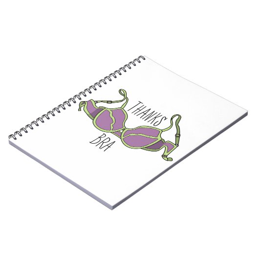 Danke Bra Notizblock (Linke Seite)