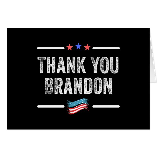 Danke Brandon (Vorderseite (Horizontal))