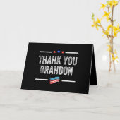 Danke Brandon Karte (Gelbe Blume)