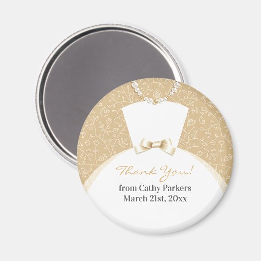 Danke Brautparty Magnet (Vorderseite/Rückseite)