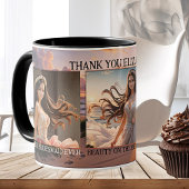 Danke Bridesmaid Foto Beach Wedding Kaffeetasse