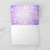 Danke Bridesmaid Lila Winter Wonderland (Innenseite)