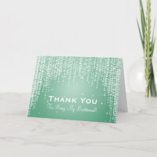 Danke Bridesmaid Night Dazzle Minze Green