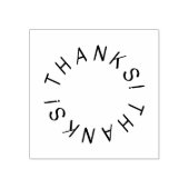 Danke! Briefmarke Gummistempel (Prägung)