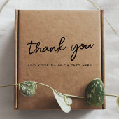 Danke Briefmarke | Minimale Typografie dank Gummistempel