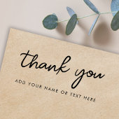 Danke Briefmarke | Minimale Typografie dank Gummistempel