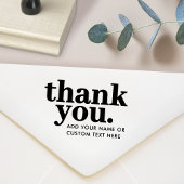 Danke Briefmarke | Retro Typografie Gummistempel