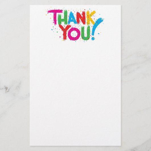 Danke! Briefpapier (Vorderseite)