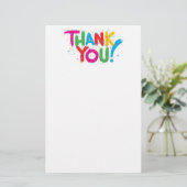 Danke! Briefpapier (Stehend Vorderseite)