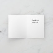 Danke, Bright, die Cherry Glitzern Dankeskarte (Innenseite)