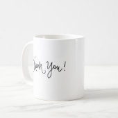 Danke Brötchen-Braut-Br-Brötchen Kaffeetasse (Vorderseite Links)
