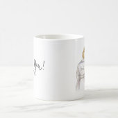 Danke Brötchen-Braut-Br-Brötchen Kaffeetasse (Mittel)