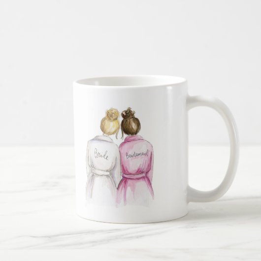 Danke Brötchen-Braut-Br-Brötchen Kaffeetasse (Rechts)