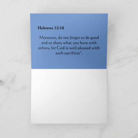 Danke, Bruder! Karte (Innenseite)