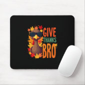 Danke Bruder Süßer Truthahn Kleinkind Dankbar Dank Mousepad (Mit Mouse)
