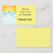 Danke Business/Personal 100 Pack, Sunrise Visitenkarte (Vorne/Hinten)