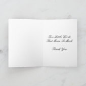 Danke, Butterflies Dankeskarte (Innenseite)