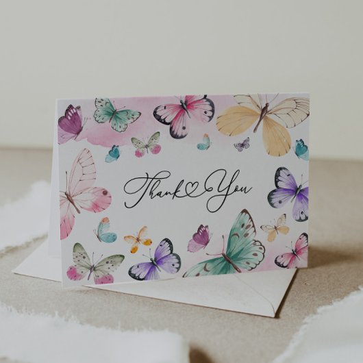 Danke, Butterfly Card Dankeskarte
