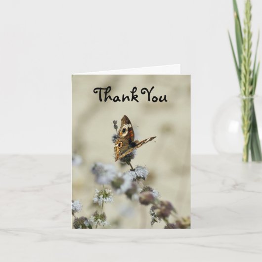 Danke, Butterfly Dankeskarte (Vorderseite)