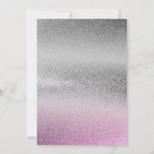 Danke Butterfly Pink Lila Baby Dusche (Rückseite)