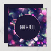 Danke Card, Berry Sparkle Design (Vorne/Hinten)