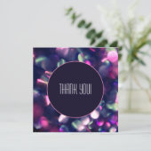 Danke Card, Berry Sparkle Design (Stehend Vorderseite)