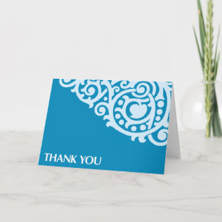 Danke, Card-Blue Dankeskarte