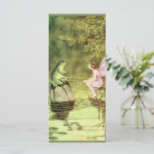 Danke, Card mit Fairy und Frosch (Stehend Vorderseite)