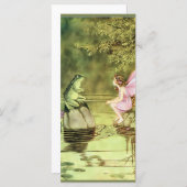 Danke, Card mit Fairy und Frosch (Vorne/Hinten)