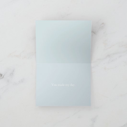 Danke card.pacific Blau (Innenseite)