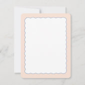 Danke Card - Peachy Florals (Rückseite)