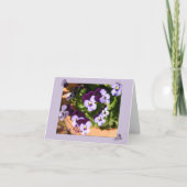 Danke, Card Viola Dankeskarte (Vorderseite)