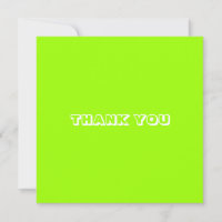 Danke, Chartreuse grün weiß