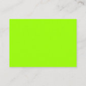 Danke, Chartreuse, grüne weiße Karte (Rückseite)
