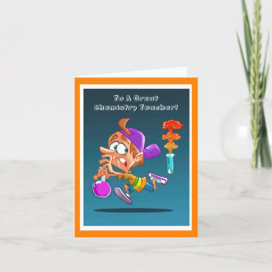 Danke Chemielehrer Funny Card