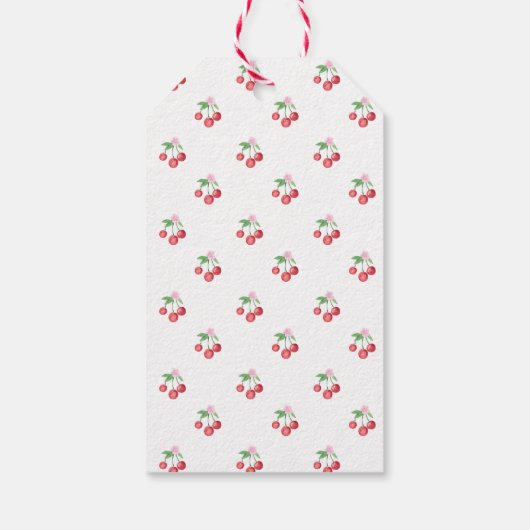 Danke Cherry Much Coquette Cherry Geschenkanhänger (Rückseite)