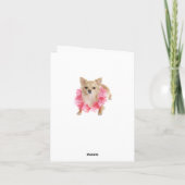 Danke Chihuahua Welpe Hund Blank Notecard (Rückseite)