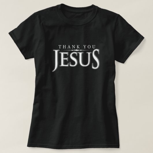 Danke christlicher religiöser T - Shirt Jesuss (Design vorne)