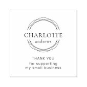 Danke! Circle Art Briefmarke Gummistempel (Prägung)