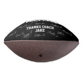 Danke Coach Alle Spieler Namen b&w Foto unterzeich Football (Gedreht 270)