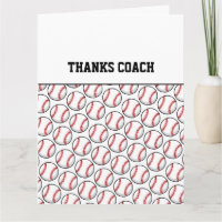DANKE COACH Baseball Team Spieler Red White Black