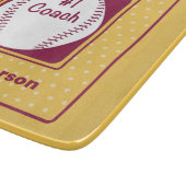 Danke Coach, Danke Nummer 1 Schneidebrett (Ecke)