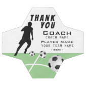 Danke Coach Soccer Player Vielen Dank Fußball (Flach)