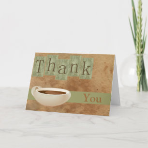 Danke, Coffee Cup Dankeskarte